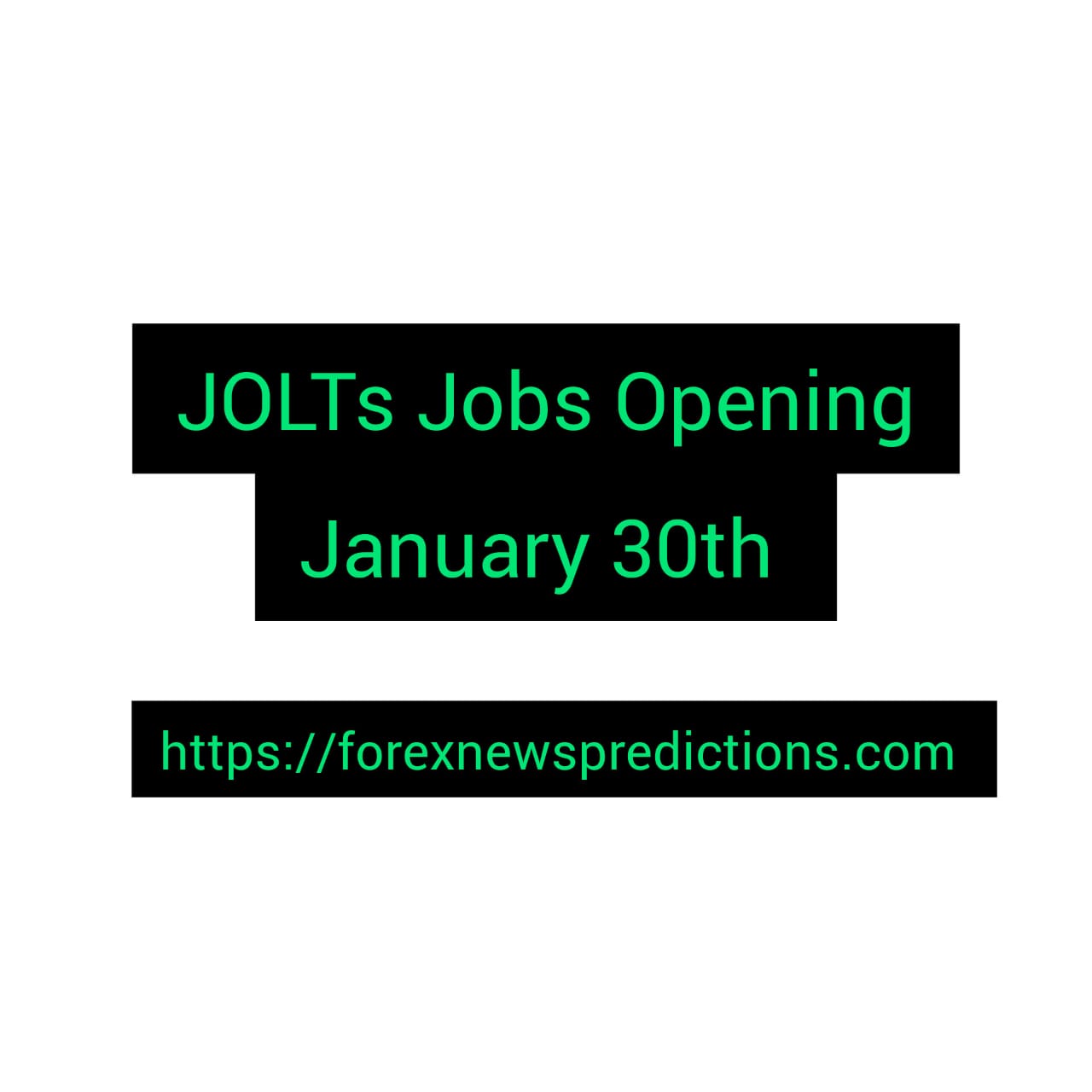 JOLTs Job Openings Forex News Prediction January 30th